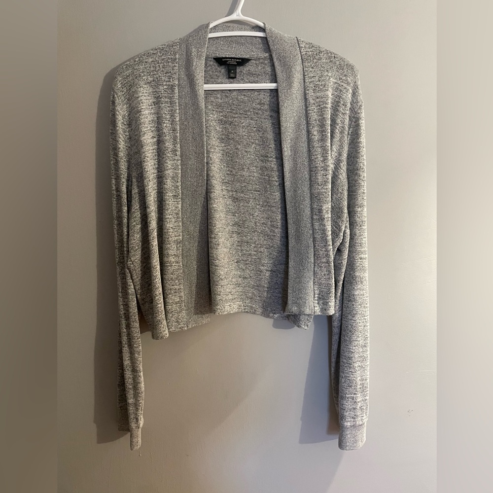 Banana Republic cropped open cardigan